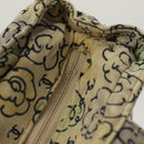 CHANEL Camelia COCO Mark Tote Bag Cotton Multicolor CC Auth BA3738-9
