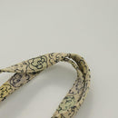 CHANEL Camelia COCO Mark Tote Bag Cotton Multicolor CC Auth BA3738-14