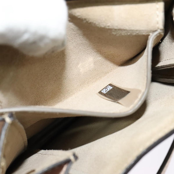 Chloe Fay Hand Bag Leather 2way Pink Gold Auth BA3740