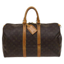 LOUIS VUITTON Monogram Keepall 45 Boston Bag M41428 LV Auth BA3744-13