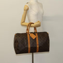 LOUIS VUITTON Monogram Keepall 45 Boston Bag M41428 LV Auth BA3744-22