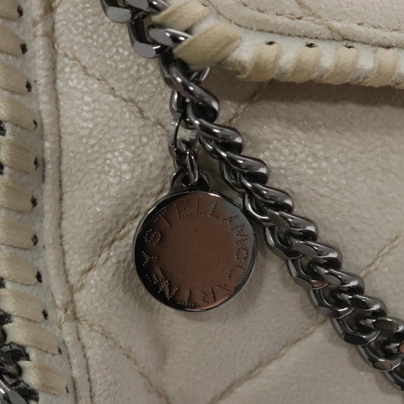 Stella MacCartney Chain Shoulder Bag Suede White Auth BA375