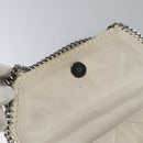 Stella MacCartney Chain Shoulder Bag Suede White Auth BA375-18