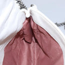 Stella MacCartney Chain Shoulder Bag Suede White Auth BA375-21
