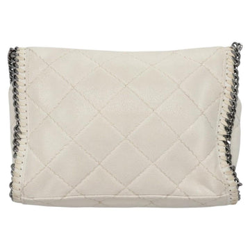 Stella MacCartney Chain Shoulder Bag Suede White Auth BA375 - 0