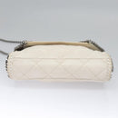 Stella MacCartney Chain Shoulder Bag Suede White Auth BA375-5