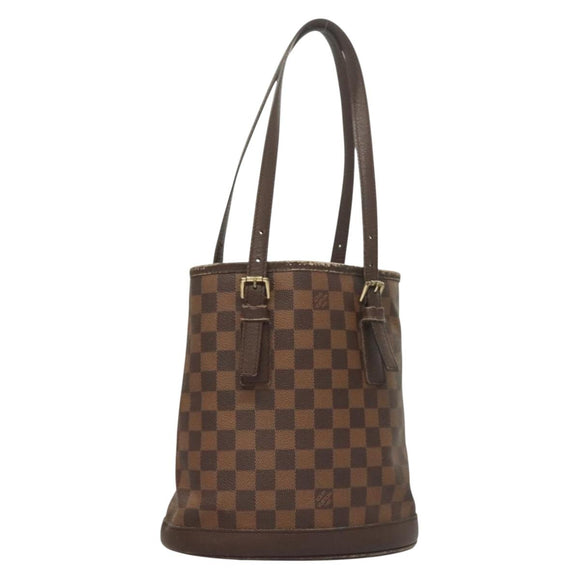 LOUIS VUITTON Damier Ebene Marais Shoulder Bag N42240 LV Auth BA3759