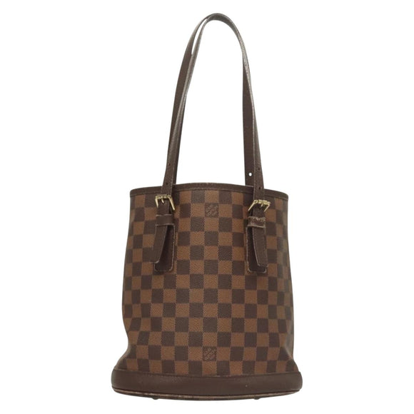 LOUIS VUITTON Damier Ebene Marais Shoulder Bag N42240 LV Auth BA3759