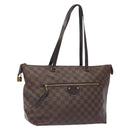 LOUIS VUITTON Damier Ebene Jena MM Tote Bag N41013 LV Auth BA3760-1