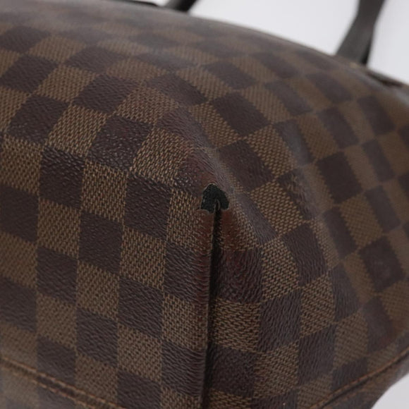 LOUIS VUITTON Damier Ebene Jena MM Tote Bag N41013 LV Auth BA3760
