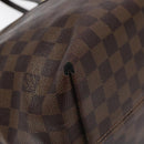 LOUIS VUITTON Damier Ebene Jena MM Tote Bag N41013 LV Auth BA3760-11