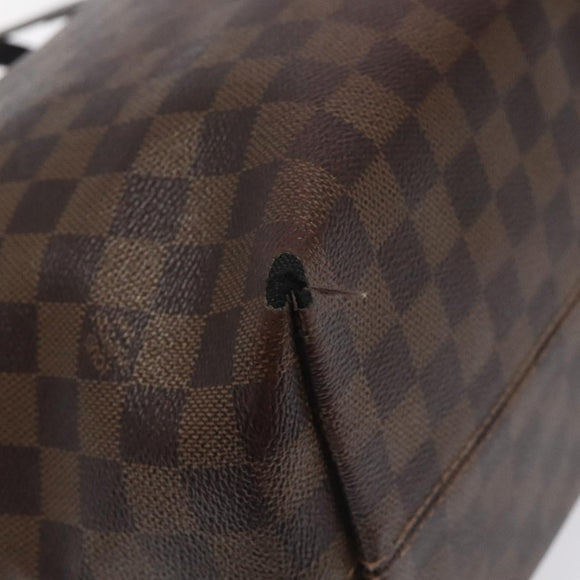 LOUIS VUITTON Damier Ebene Jena MM Tote Bag N41013 LV Auth BA3760