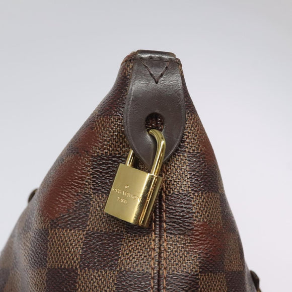 LOUIS VUITTON Damier Ebene Jena MM Tote Bag N41013 LV Auth BA3760