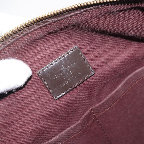 LOUIS VUITTON Damier Ebene Jena MM Tote Bag N41013 LV Auth BA3760