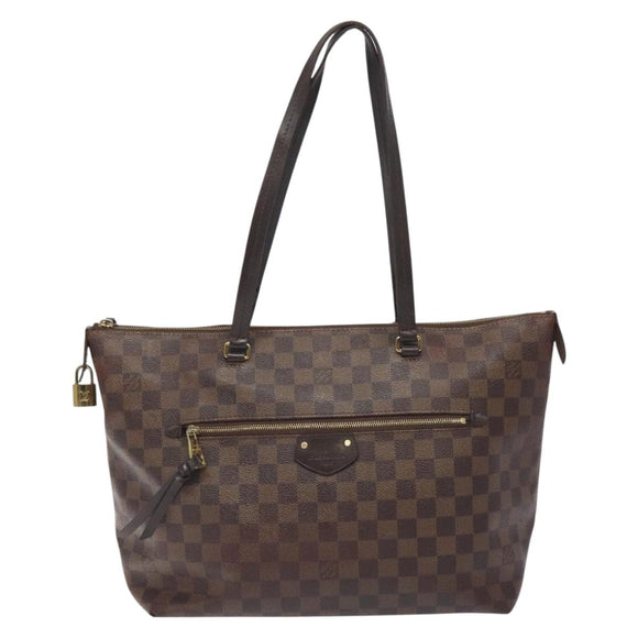 LOUIS VUITTON Damier Ebene Jena MM Tote Bag N41013 LV Auth BA3760