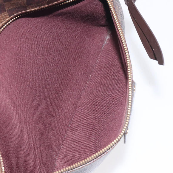 LOUIS VUITTON Damier Ebene Jena MM Tote Bag N41013 LV Auth BA3760