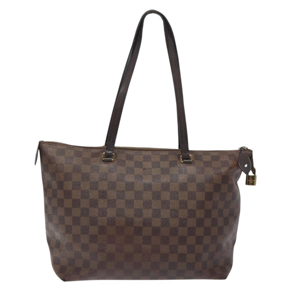 LOUIS VUITTON Damier Ebene Jena MM Tote Bag N41013 LV Auth BA3760