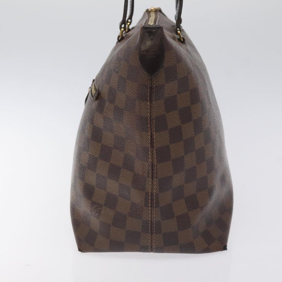 LOUIS VUITTON Damier Ebene Jena MM Tote Bag N41013 LV Auth BA3760