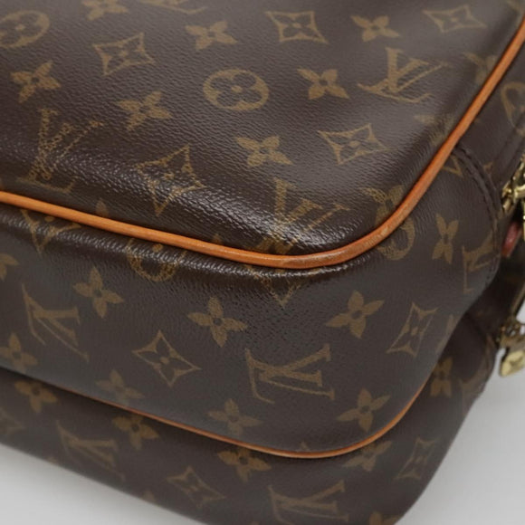 LOUIS VUITTON Monogram Reporter PM Shoulder Bag M45254 LV Auth BA3768