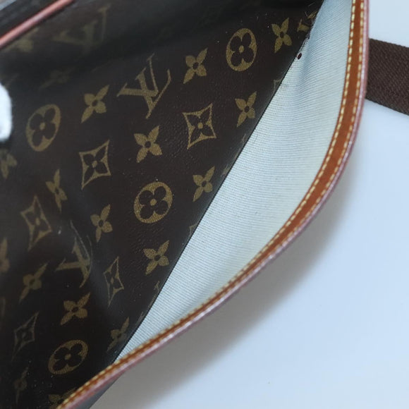 LOUIS VUITTON Monogram Reporter PM Shoulder Bag M45254 LV Auth BA3768