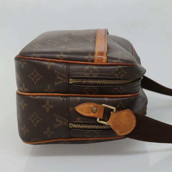 LOUIS VUITTON Monogram Reporter PM Shoulder Bag M45254 LV Auth BA3768