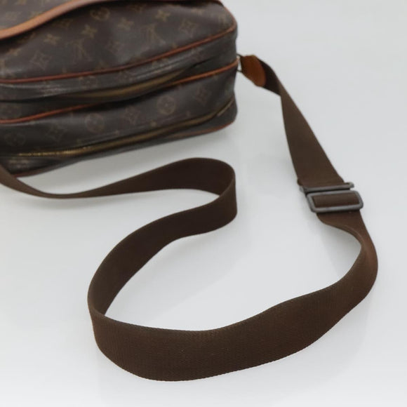 LOUIS VUITTON Monogram Reporter PM Shoulder Bag M45254 LV Auth BA3768