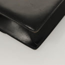 CELINE Shoulder Bag Leather Black Gold Auth BA3770-15