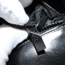 CELINE Shoulder Bag Leather Black Gold Auth BA3770-22