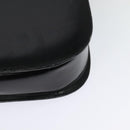 CELINE Sulky Shoulder Bag Leather Black Gold Auth BA3771-16