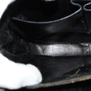 CELINE Sulky Shoulder Bag Leather Black Gold Auth BA3771-20