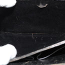 CELINE Sulky Shoulder Bag Leather Black Gold Auth BA3771-12