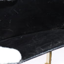 CELINE Sulky Shoulder Bag Leather Black Gold Auth BA3771-21
