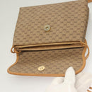 GUCCI Micro GG Supreme Shoulder Bag PVC Beige Gold 49 001 5548 Auth BA3774-15