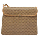 GUCCI Micro GG Supreme Shoulder Bag PVC Beige Gold 49 001 5548 Auth BA3774-3