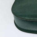 GUCCI Shoulder Bag Leather Green Gold 001 084 1036 Auth BA3781-15