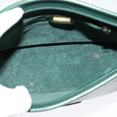 GUCCI Shoulder Bag Leather Green Gold 001 084 1036 Auth BA3781-10