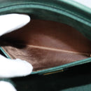 GUCCI Shoulder Bag Leather Green Gold 001 084 1036 Auth BA3781-11