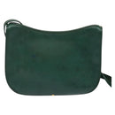 GUCCI Shoulder Bag Leather Green Gold 001 084 1036 Auth BA3781-2