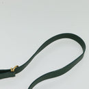 GUCCI Shoulder Bag Leather Green Gold 001 084 1036 Auth BA3781-8