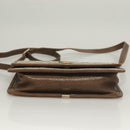 GUCCI GG Supreme Web Sherry Line Shoulder Bag PVC Beige Gold Auth BA3785-5