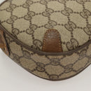 GUCCI GG Supreme Web Sherry Line Bag PVC Beige Gold 89 02 066 Auth BA3786-15