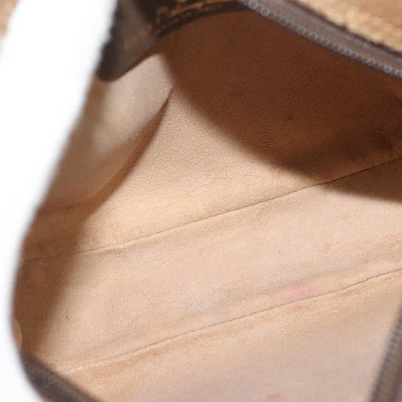 GUCCI GG Supreme Web Sherry Line Bag PVC Beige Gold 89 02 066 Auth BA3786