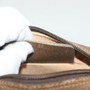 GUCCI GG Supreme Web Sherry Line Bag PVC Beige Gold 89 02 066 Auth BA3786-12