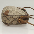 GUCCI GG Supreme Web Sherry Line Bag PVC Beige Gold 89 02 066 Auth BA3786-3