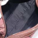 GIVENCHY Shoulder Bag Canvas Bordeaux Gold Auth BA3790-16