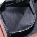 GIVENCHY Shoulder Bag Canvas Bordeaux Gold Auth BA3790-19