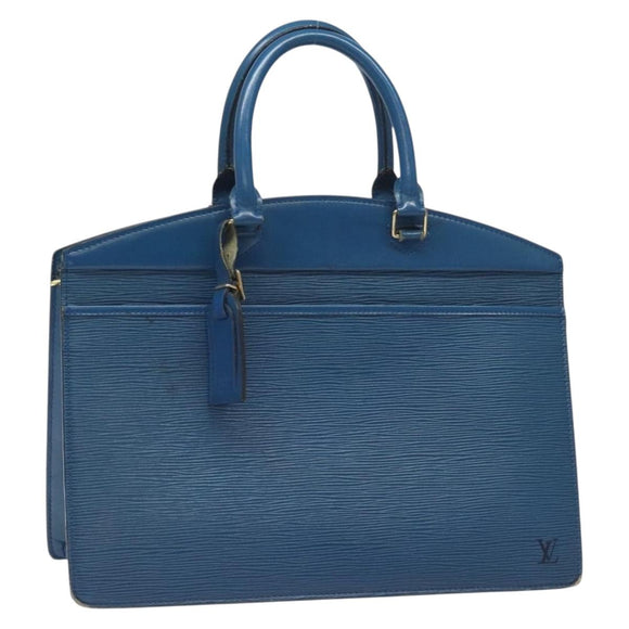 LOUIS VUITTON Epi Riviera Hand Bag Blue M48185 LV Auth BA3792
