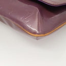LOUIS VUITTON Monogram Vernis Thompson Street Bag Viole M91095 LV Auth BA3794-16