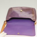 LOUIS VUITTON Monogram Vernis Thompson Street Bag Viole M91095 LV Auth BA3794-19