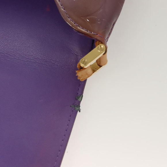 LOUIS VUITTON Monogram Vernis Thompson Street Bag Viole M91095 LV Auth BA3794